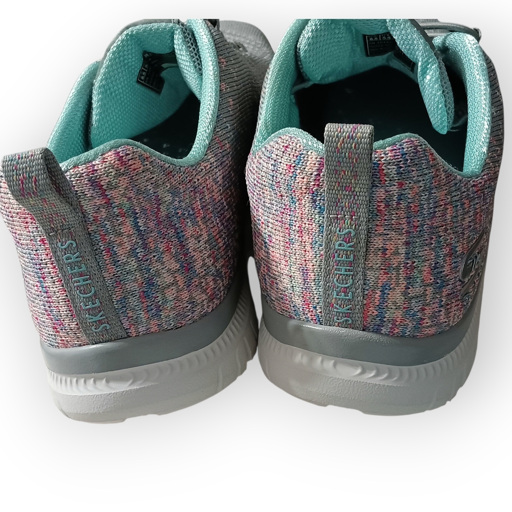 Skechers Women's Gray Athletic Shoes - Picture 5 of 7